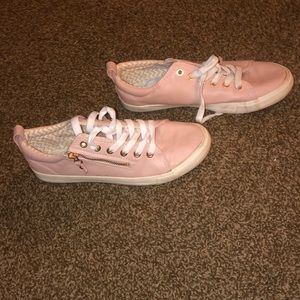 Pink sneakers